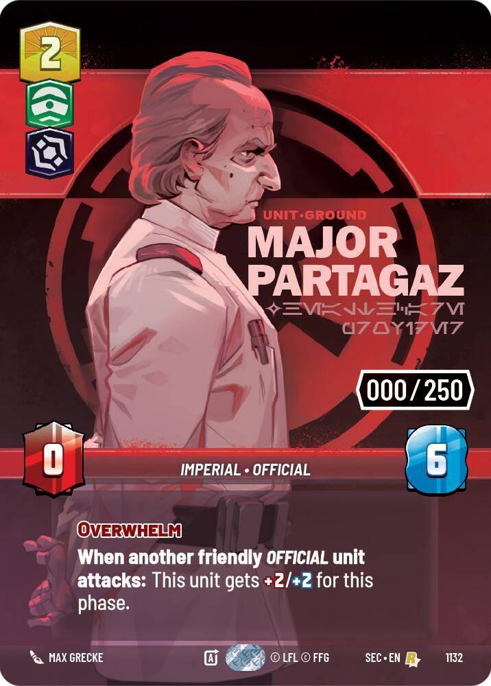 Major Partagaz - Healthcare Provider (Serialized) (1132) (1132) [Secrets of Power] | Odin's Place