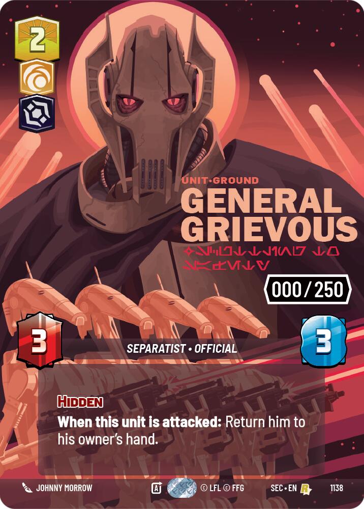 General Grievous - Scuttling to Safety (Serialized) (1138) (1138) [Secrets of Power] | Odin's Place