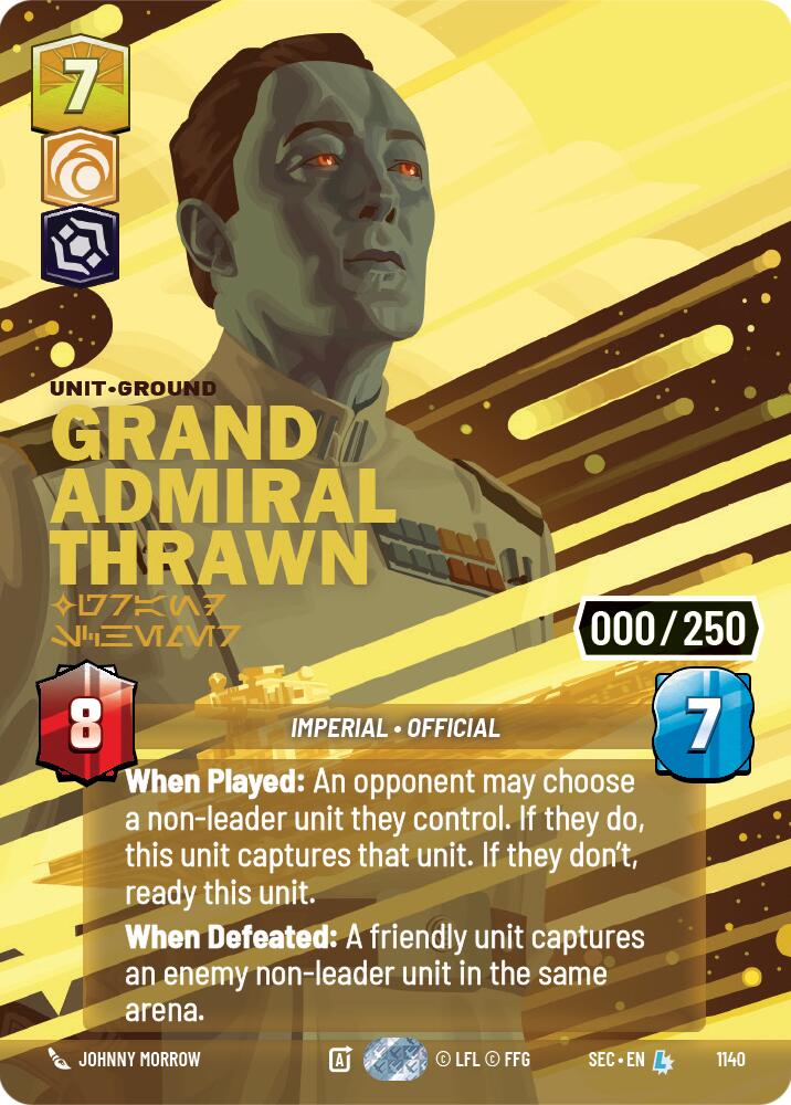 Grand Admiral Thrawn - Grand Schemer (Serialized) (1140) (1140) [Secrets of Power] | Odin's Place