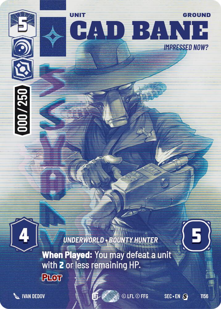Cad Bane - Impressed Now? (Serialized) (1156) (1156) [Secrets of Power] | Odin's Place