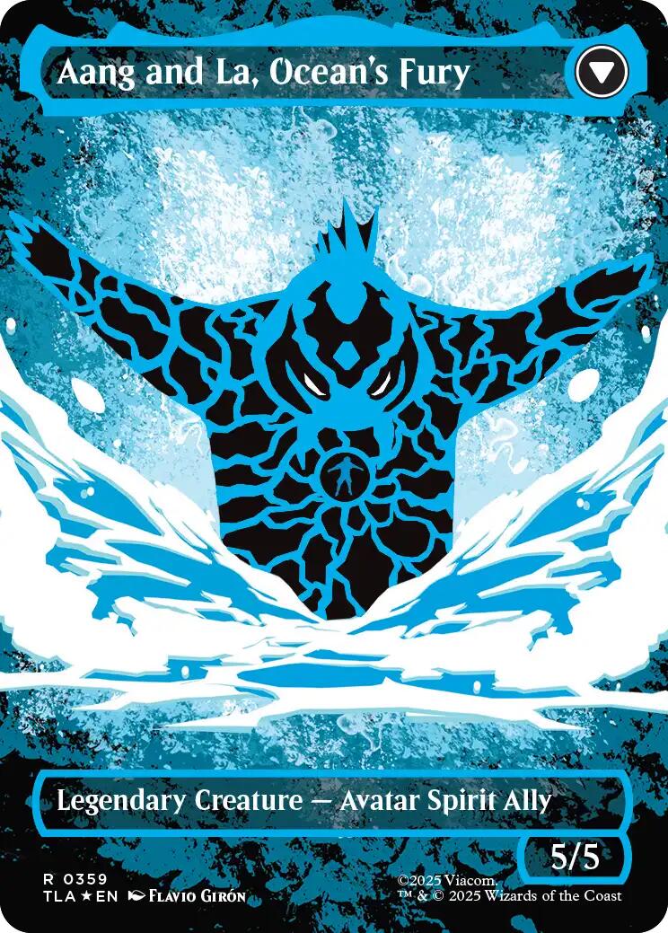 Aang, Swift Savior (Borderless) (Neon Ink Foil) [Avatar: The Last Airbender] | Odin's Place