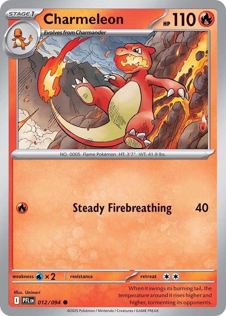 Charmeleon (012/094) [Mega Evolution: Phantasmal Flames] | Odin's Place