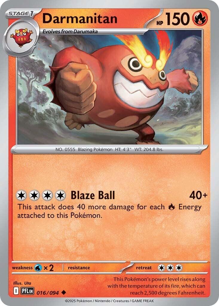 Darmanitan (016/094) [Mega Evolution: Phantasmal Flames] | Odin's Place