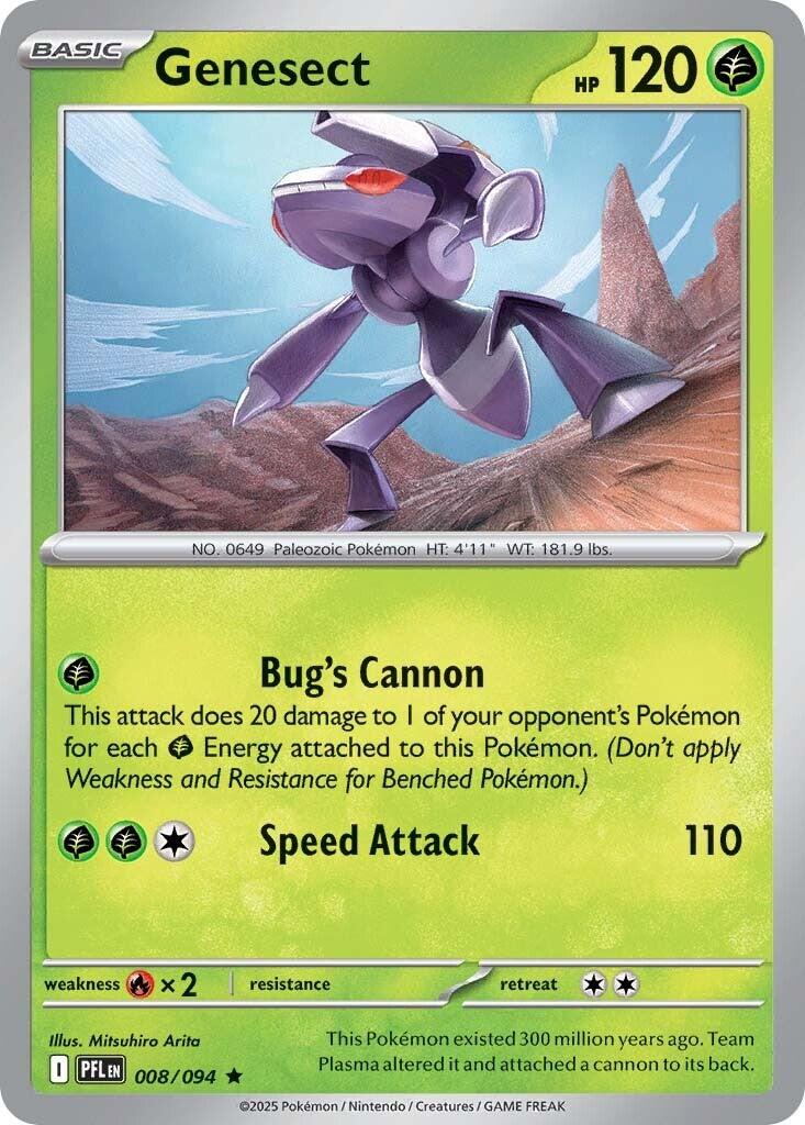 Genesect (008/094) [Mega Evolution: Phantasmal Flames] | Odin's Place