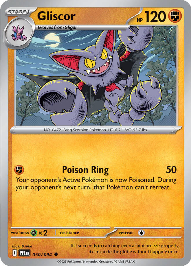 Gliscor (050/094) [Mega Evolution: Phantasmal Flames] | Odin's Place