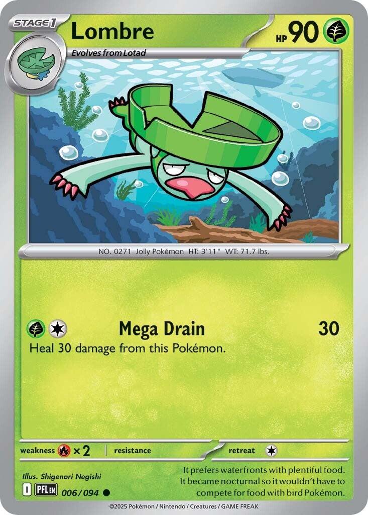 Lombre (006/094) [Mega Evolution: Phantasmal Flames] | Odin's Place