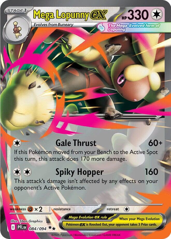 Mega Lopunny ex (084/094) [Mega Evolution: Phantasmal Flames] | Odin's Place