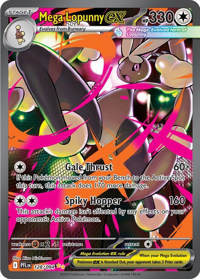 Mega Lopunny ex (128/094) [Mega Evolution: Phantasmal Flames] | Odin's Place