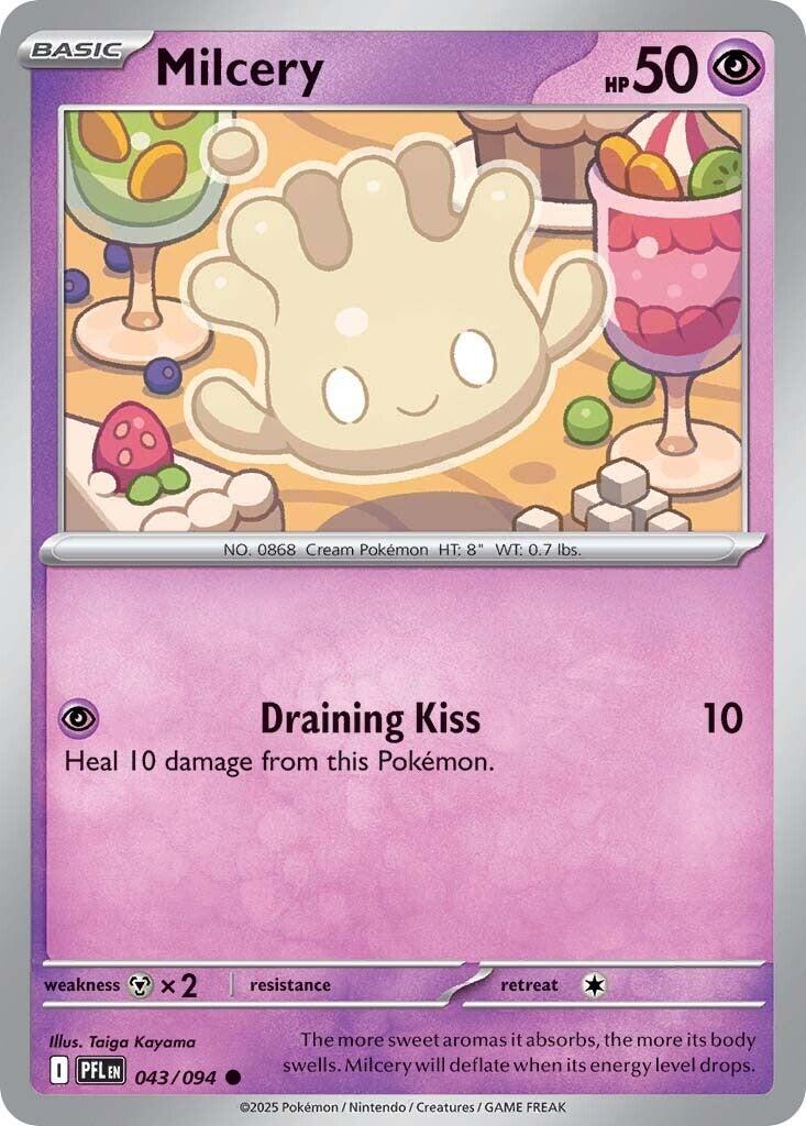 Milcery (043/094) [Mega Evolution: Phantasmal Flames] | Odin's Place