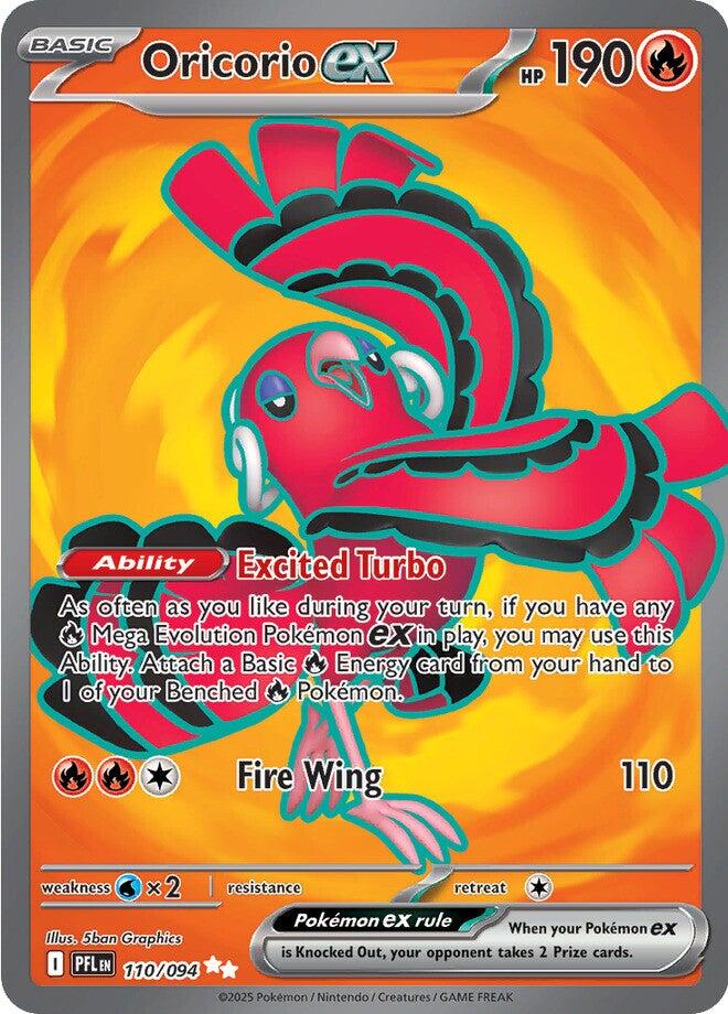 Oricorio ex (110/094) [Mega Evolution: Phantasmal Flames] | Odin's Place