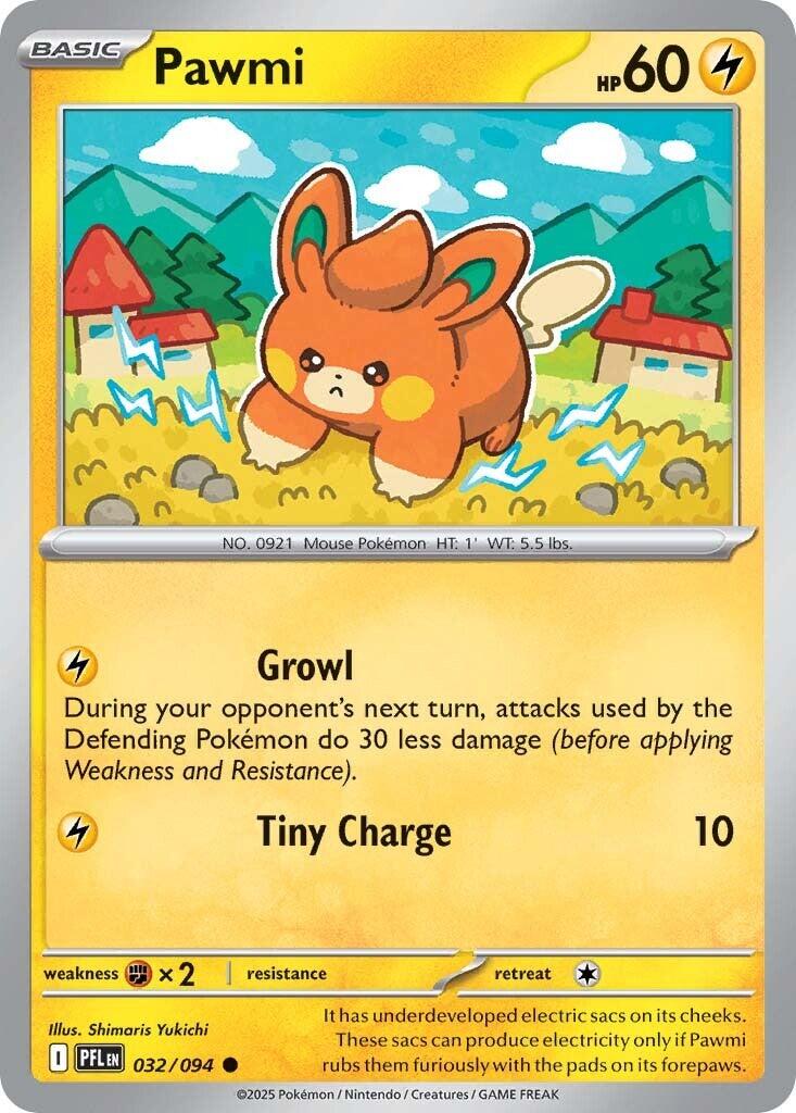 Pawmi (032/094) [Mega Evolution: Phantasmal Flames] | Odin's Place