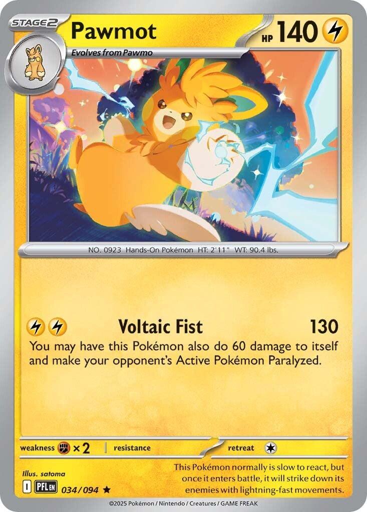 Pawmot (034/094) [Mega Evolution: Phantasmal Flames] | Odin's Place