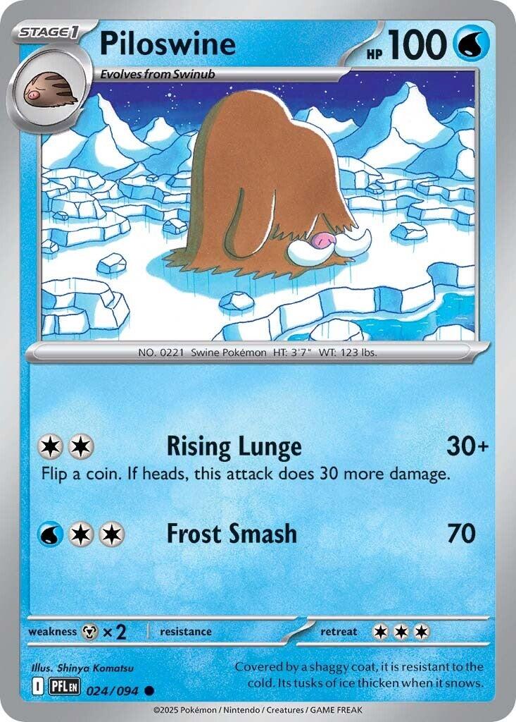 Piloswine (024/094) [Mega Evolution: Phantasmal Flames] | Odin's Place