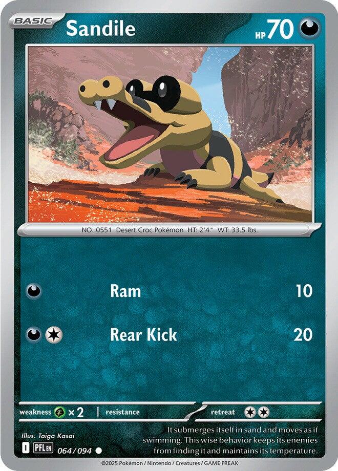 Sandile (064/094) [Mega Evolution: Phantasmal Flames] | Odin's Place