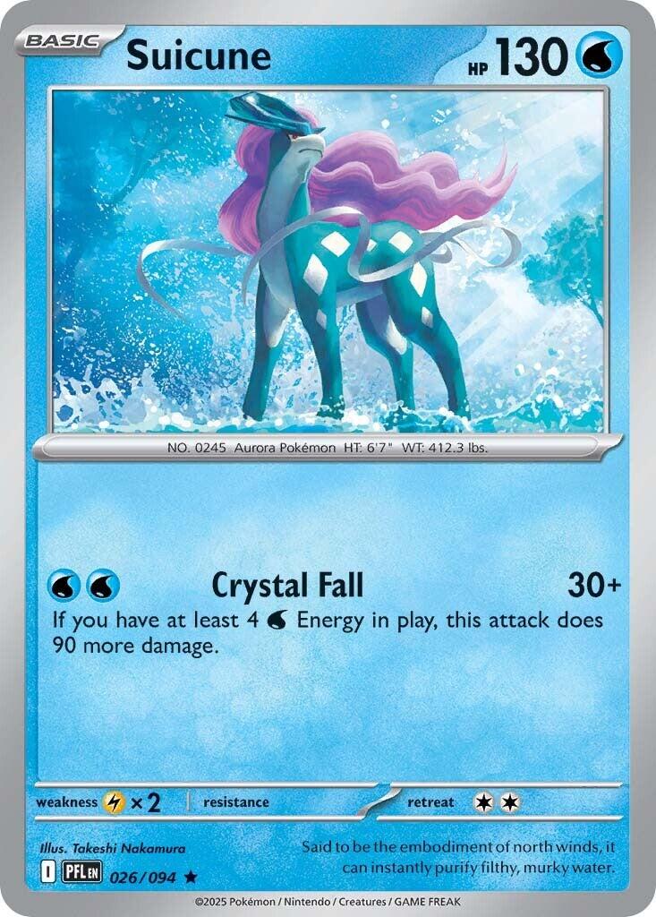 Suicune (026/094) [Mega Evolution: Phantasmal Flames] | Odin's Place
