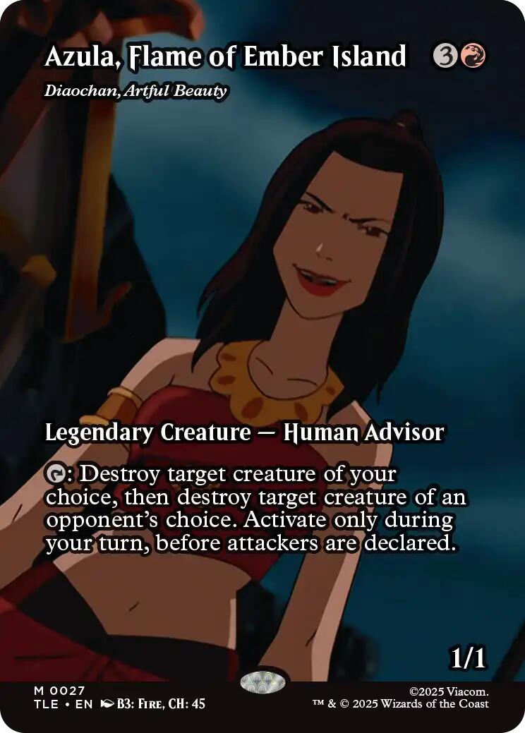 Azula, Flame of Ember Island - Diaochan, Artful Beauty (Borderless) [Avatar: The Last Airbender: Eternal-Legal] | Odin's Place