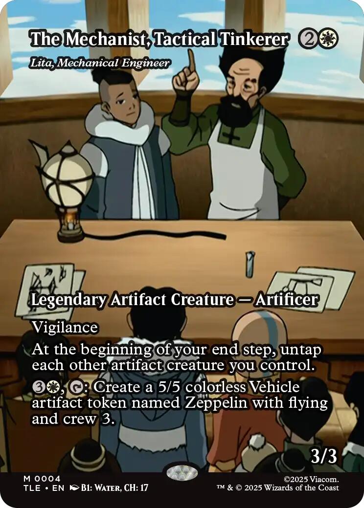 The Mechanist, Tactical Tinkerer - Lita, Mechanical Engineer (Borderless) [Avatar: The Last Airbender: Eternal-Legal] | Odin's Place