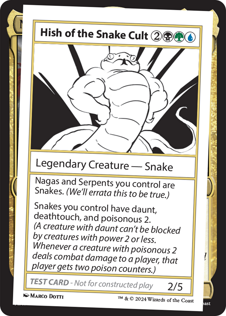Hish of the Snake Cult [Mystery Booster 2 Playtest Cards] | Odin's Place