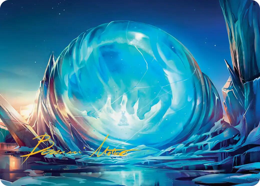 Aang's Iceberg Art Card (Gold-Stamped Signature) [Avatar: The Last Airbender Art Series] | Odin's Place