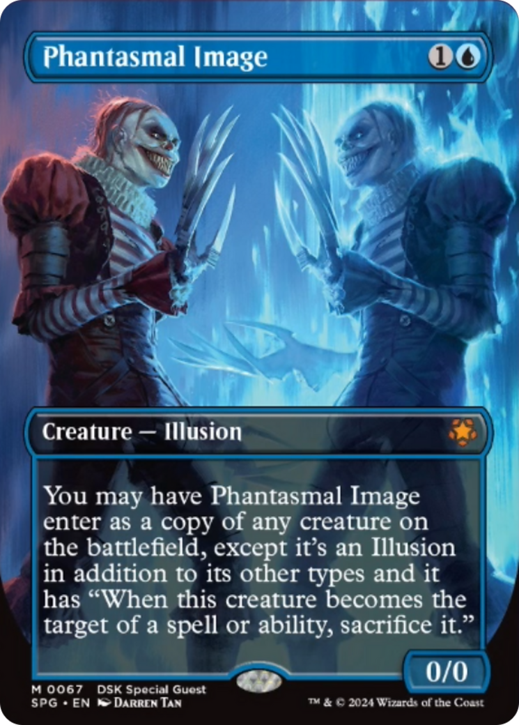 Phantasmal Image (Borderless) [Duskmourn: House of Horror Special Guests] | Odin's Place