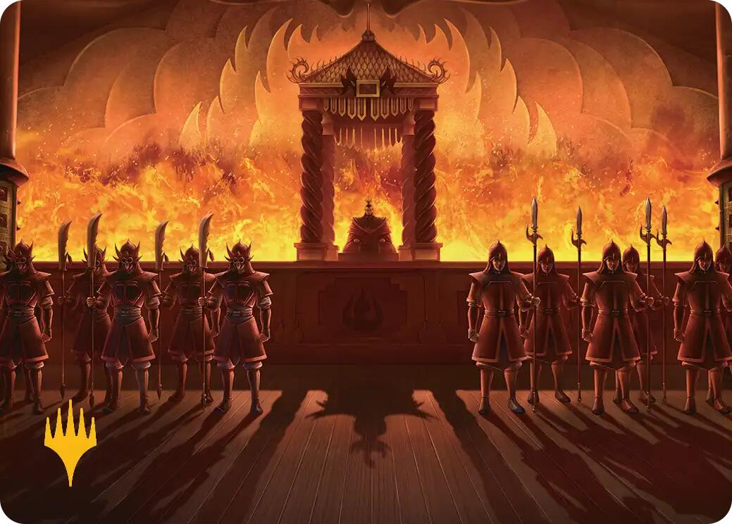 Fire Lord Ozai Art Card (Gold-Stamped Planeswalker Symbol) [Avatar: The Last Airbender Art Series] | Odin's Place