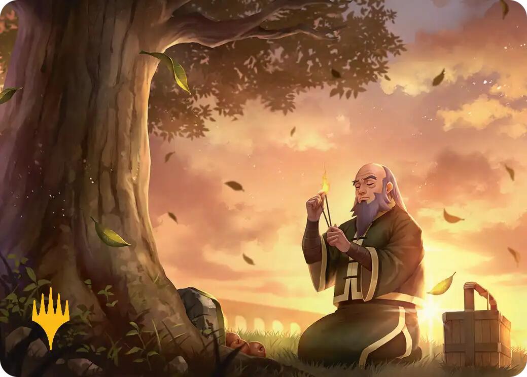 Bastion of Remembrance Art Card (Gold-Stamped Planeswalker Symbol) [Avatar: The Last Airbender Art Series] | Odin's Place