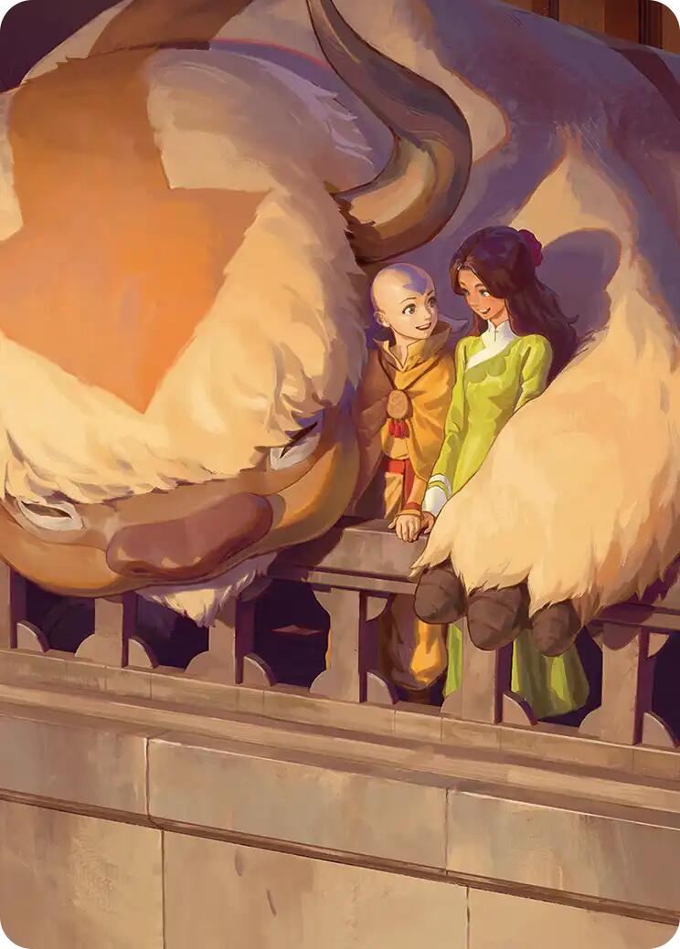 Aang and Katara Art Card [Avatar: The Last Airbender Art Series] | Odin's Place
