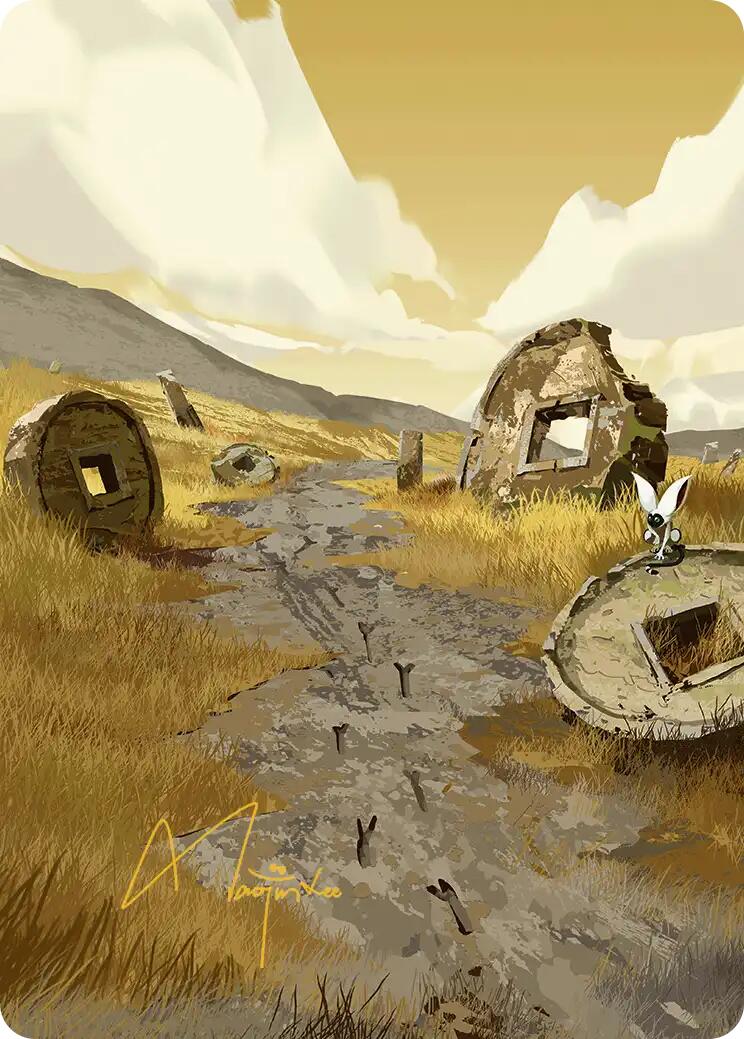 Plains Art Card (Gold-Stamped Signature) [Avatar: The Last Airbender Art Series] | Odin's Place