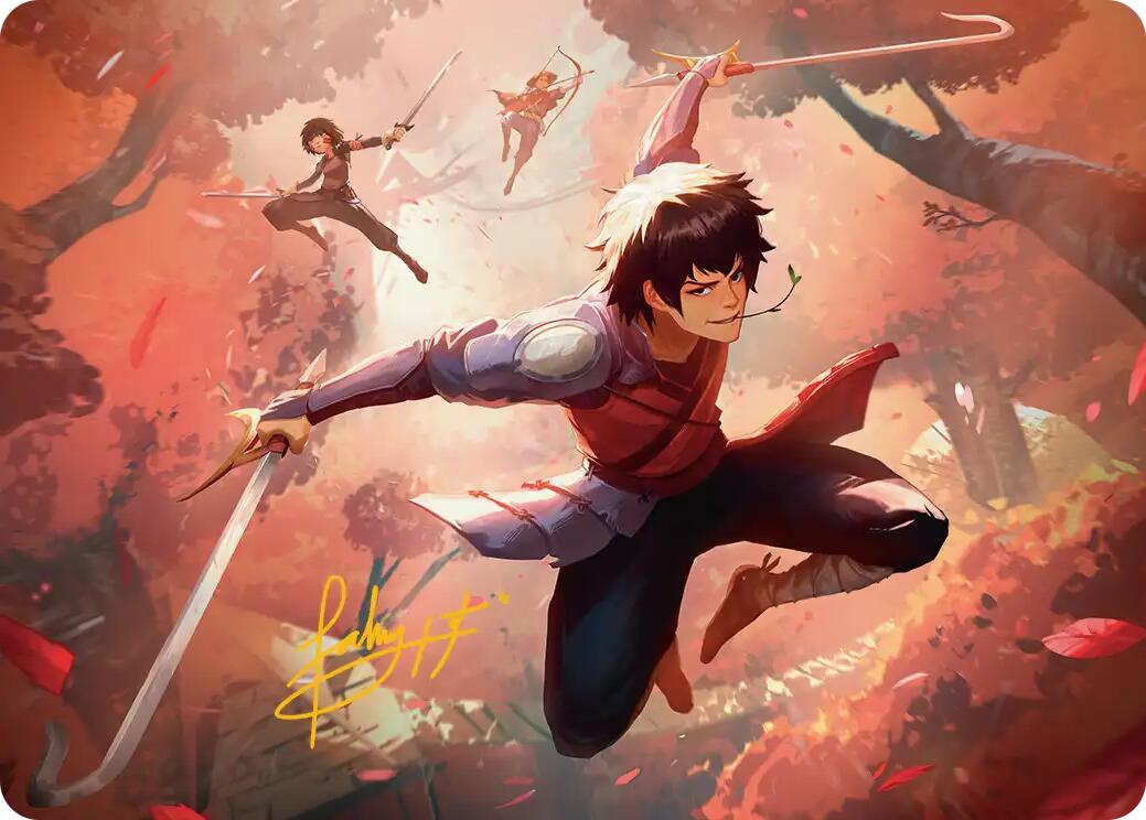 Jet, Freedom Fighter Art Card (Gold-Stamped Signature) [Avatar: The Last Airbender Art Series] | Odin's Place