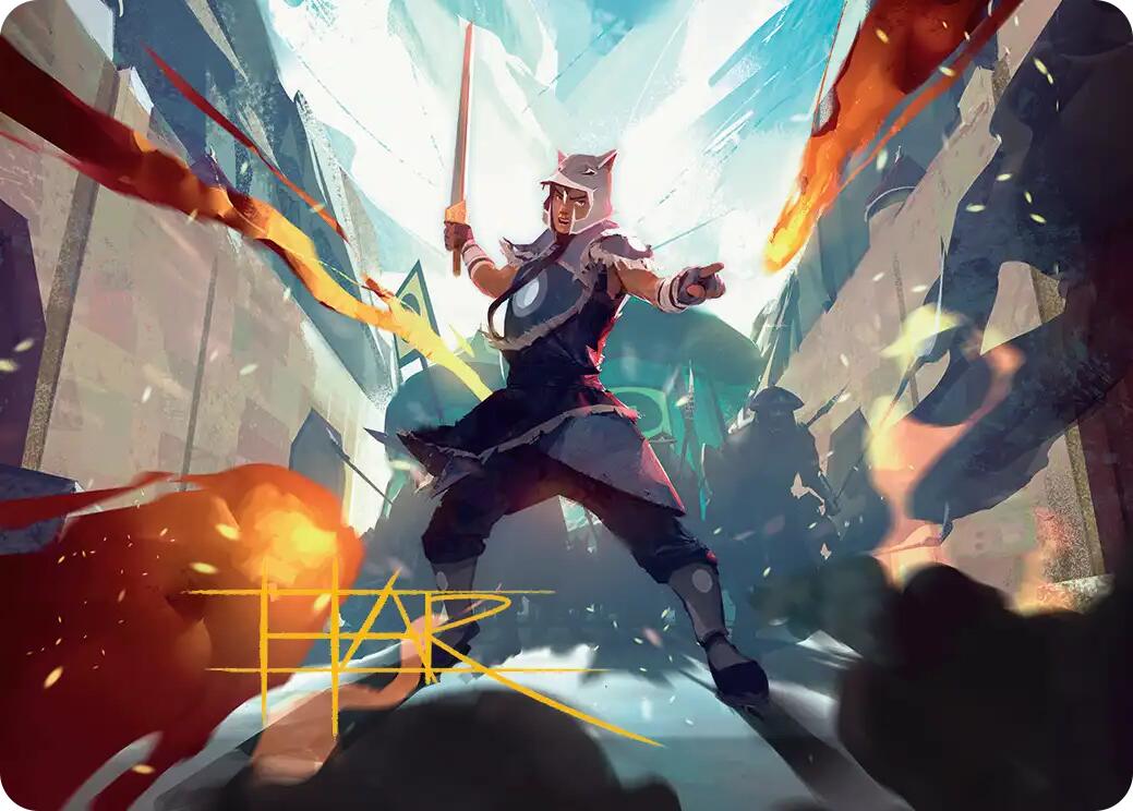 Sokka, Tenacious Tactician Art Card (Gold-Stamped Signature) [Avatar: The Last Airbender Art Series] | Odin's Place