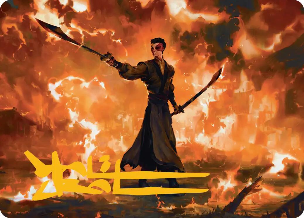 Zuko, Conflicted Art Card (Gold-Stamped Signature) [Avatar: The Last Airbender Art Series] | Odin's Place