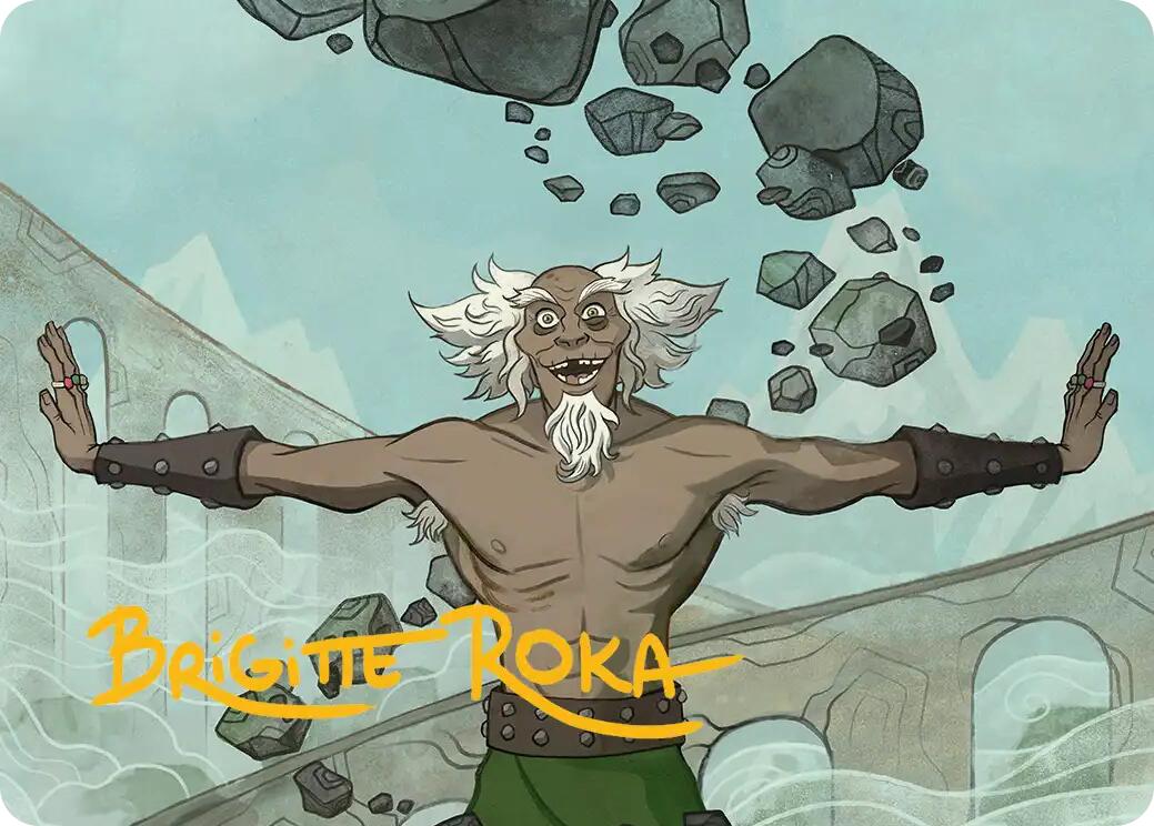 Bumi, Unleashed Art Card (Gold-Stamped Signature) [Avatar: The Last Airbender Art Series] | Odin's Place