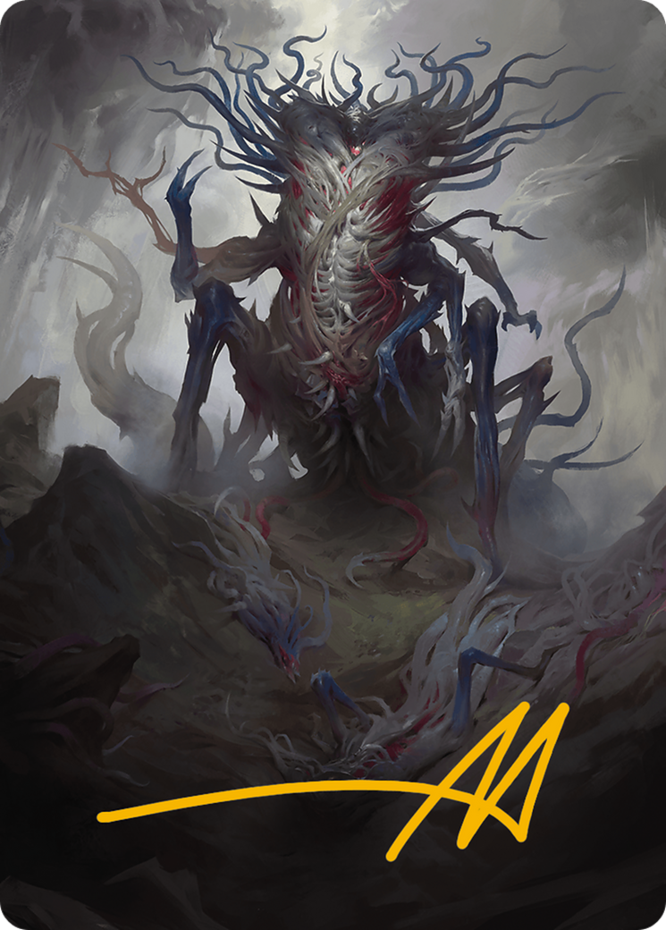 Azlask, the Swelling Scourge Art Card (Gold-Stamped Signature) [Modern Horizons 3 Art Series] | Odin's Place