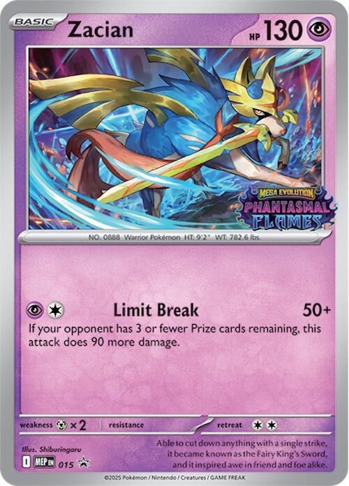 Zacian (015) (Prerelease) [Mega Evolution Promo] | Odin's Place