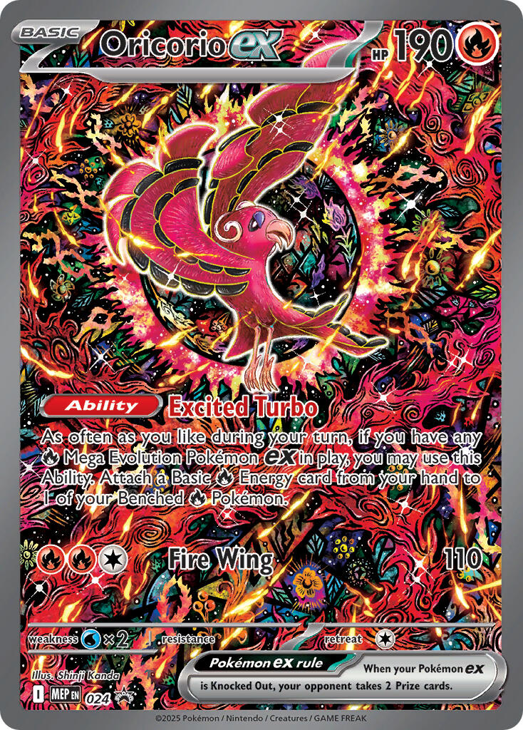 Oricorio ex (024) [Mega Evolution Promo] | Odin's Place