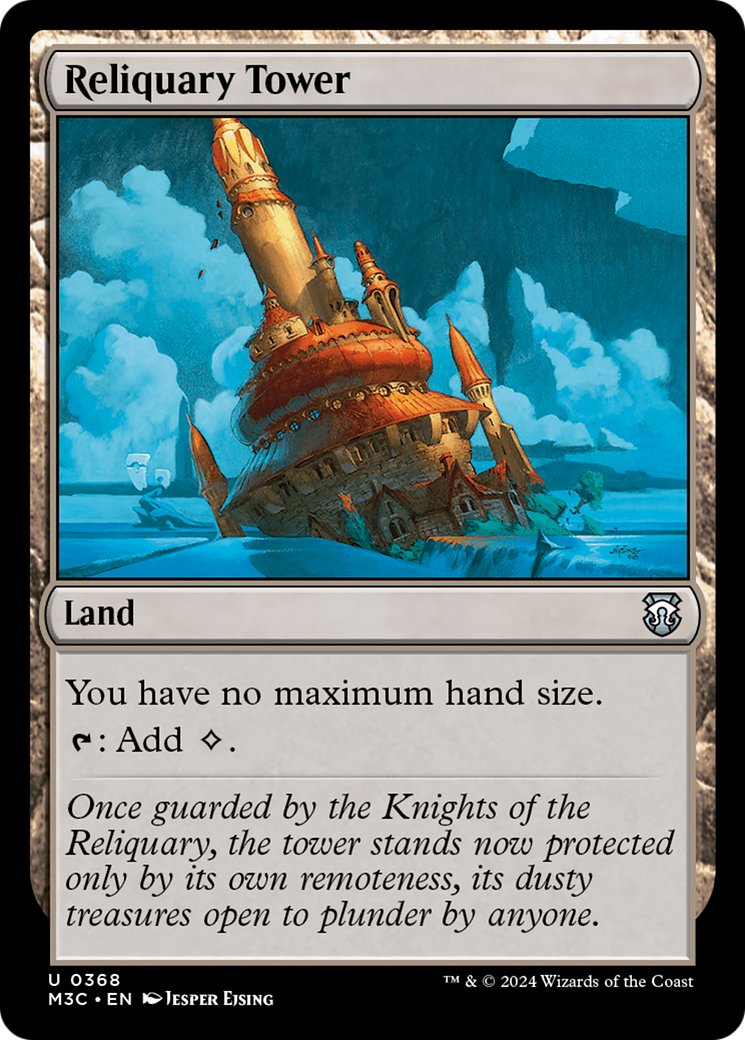 Reliquary Tower (Ripple Foil) [Modern Horizons 3 Commander] | Odin's Place