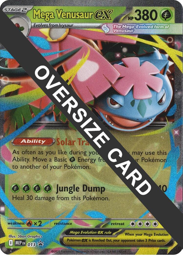 Mega Venusaur ex (013) (Jumbo) [Mega Evolution Promo] | Odin's Place
