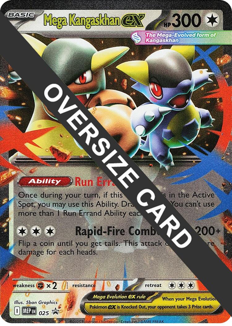 Mega Kangaskhan ex (025) (Jumbo Card) [Mega Evolution Promo] | Odin's Place