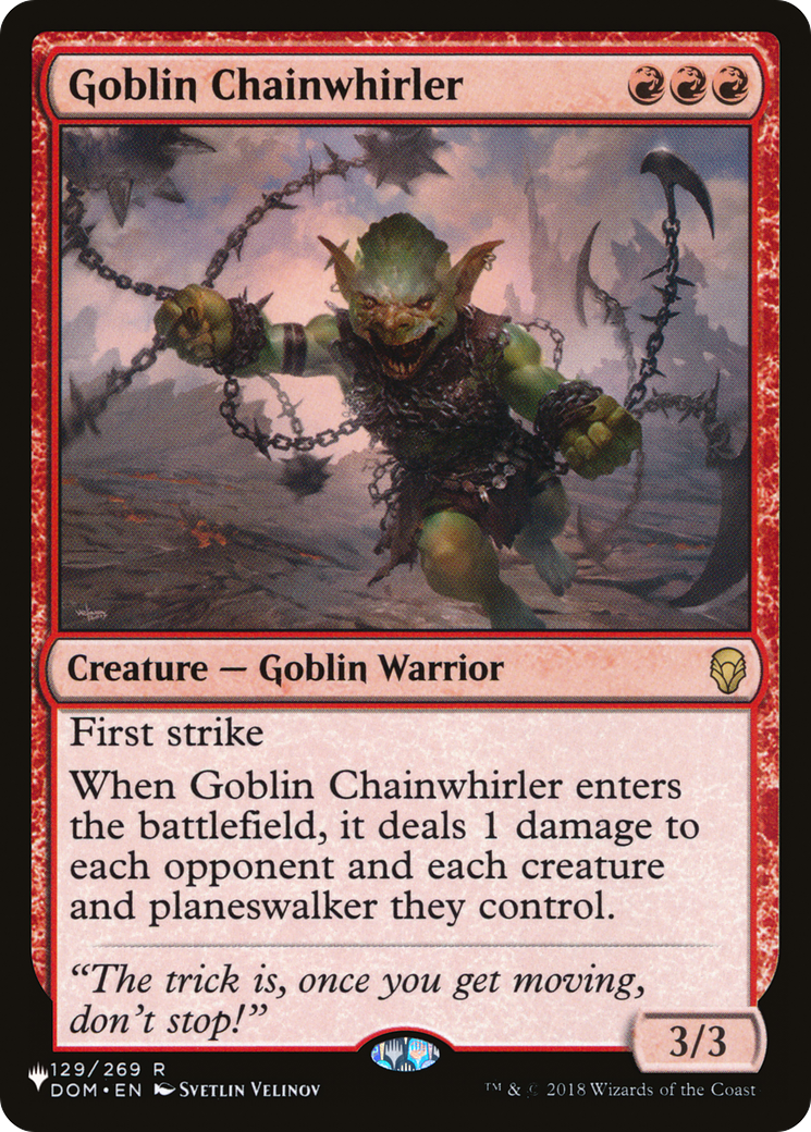Goblin Chainwhirler [The List] | Odin's Place