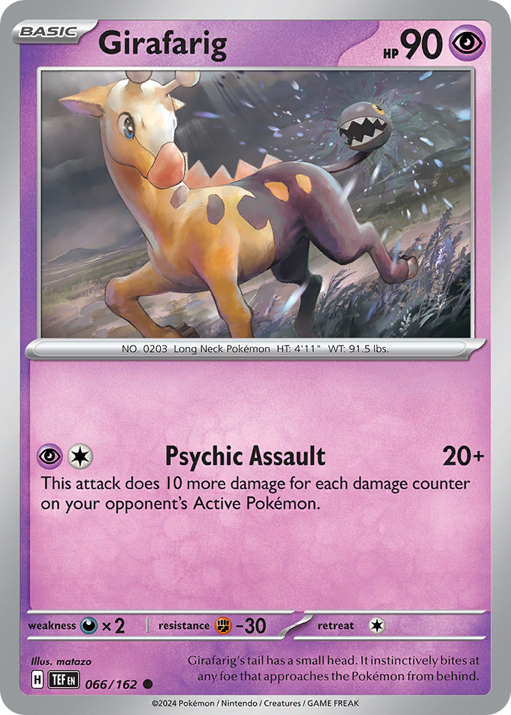 Girafarig (066/162) [Scarlet & Violet: Temporal Forces] | Odin's Place