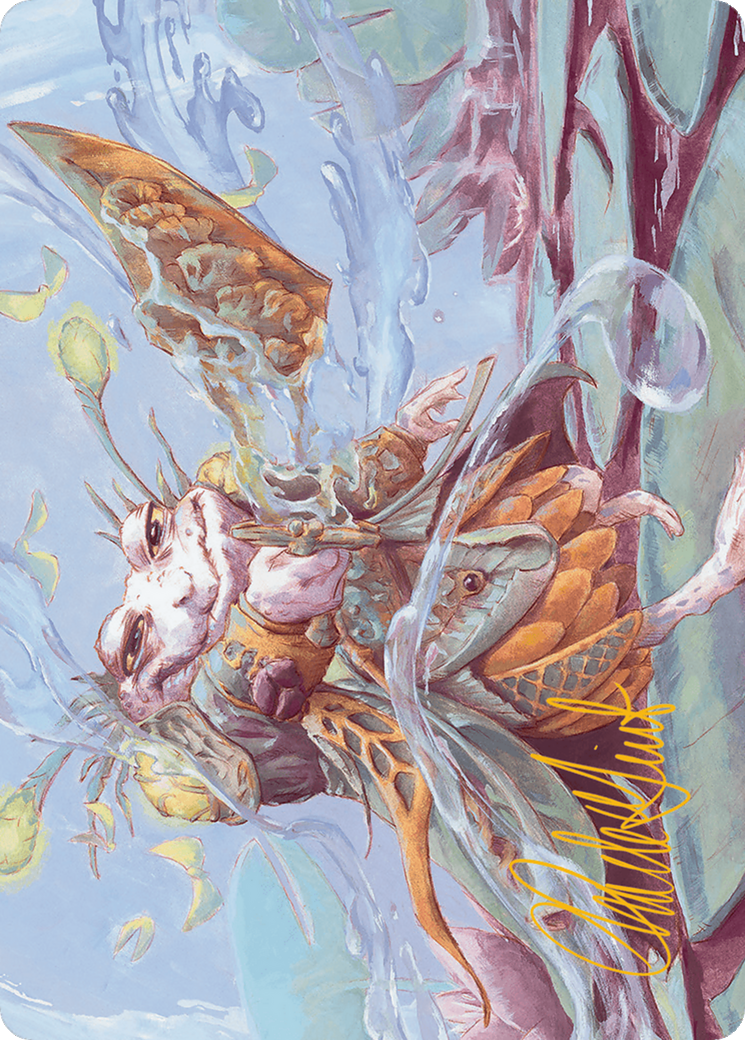 Glarb, Calamity's Augur Art Card (Gold-Stamped Signature) [Bloomburrow Art Series] | Odin's Place