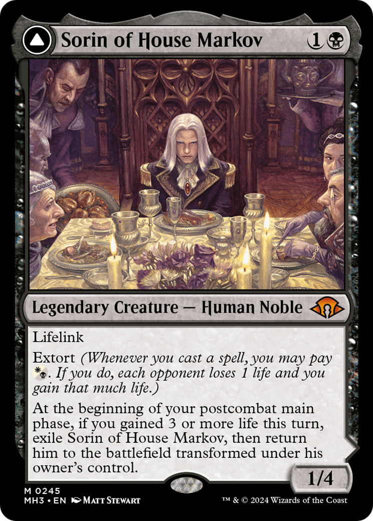 Sorin of House Markov // Sorin, Ravenous Neonate [Modern Horizons 3] | Odin's Place