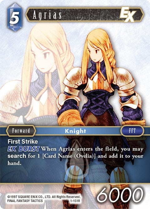 Agrias EX [Opus I] | Odin's Place