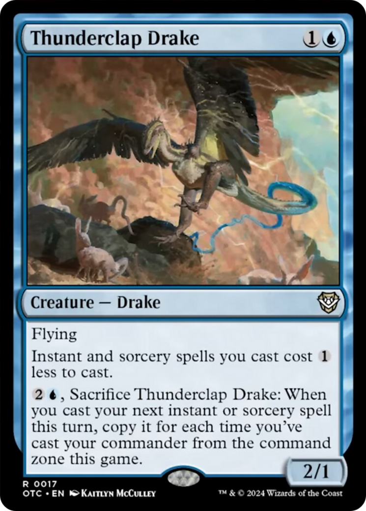 Thunderclap Drake [Outlaws of Thunder Junction Commander] | Odin's Place