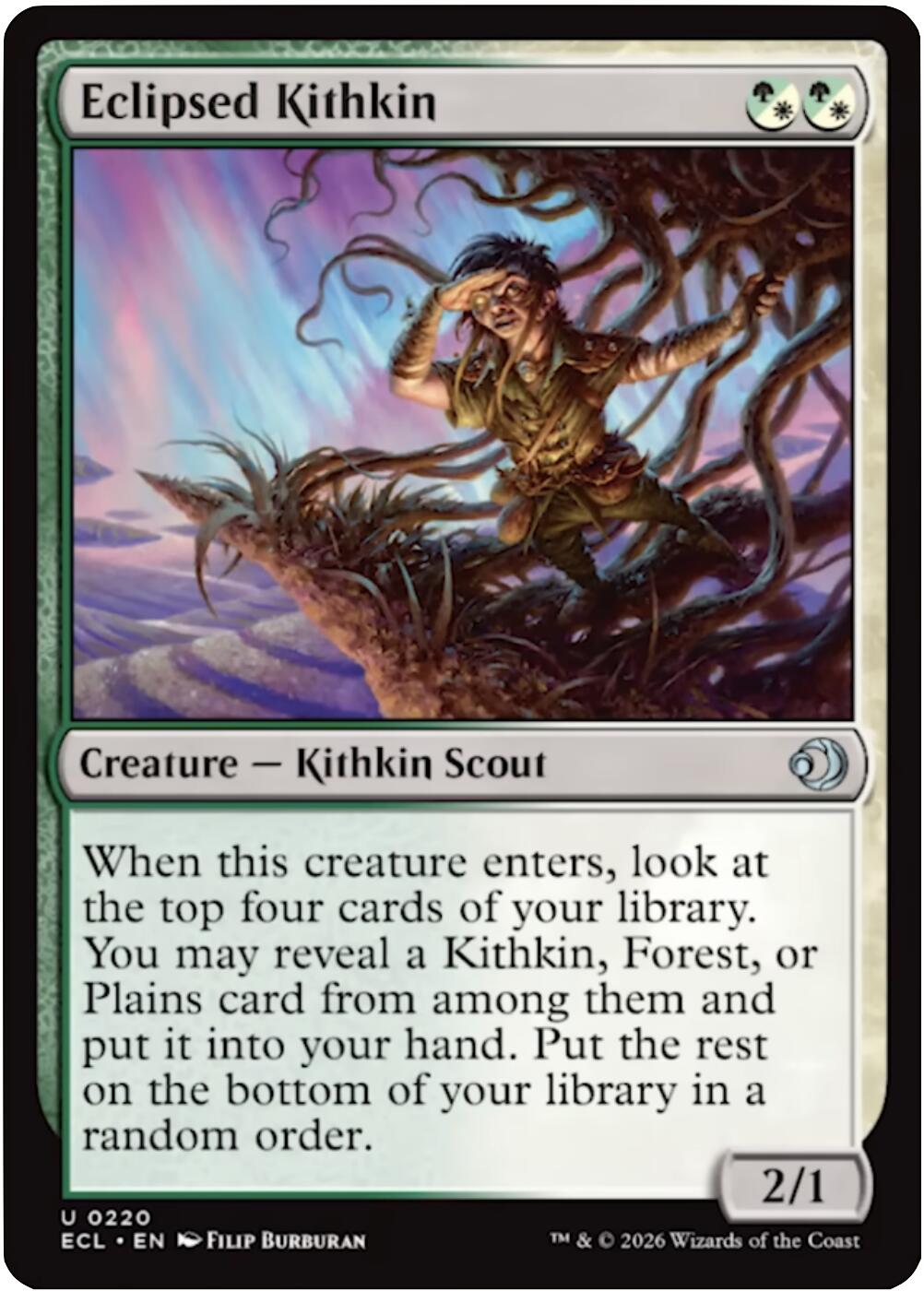 Eclipsed Kithkin [Lorwyn Eclipsed] | Odin's Place