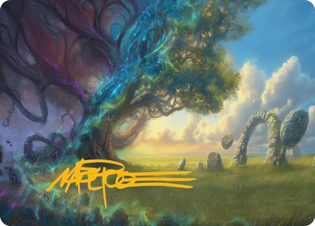 Morningtide's Light Art Card (Gold-Stamped Signature) [Lorwyn Eclipsed Art Series] | Odin's Place