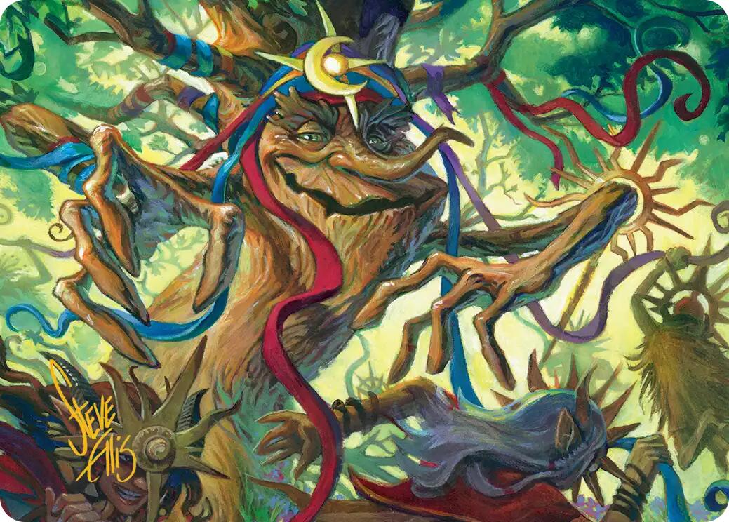 Sun-Dappled Celebrant Art Card (Gold-Stamped Signature) [Lorwyn Eclipsed Art Series] | Odin's Place