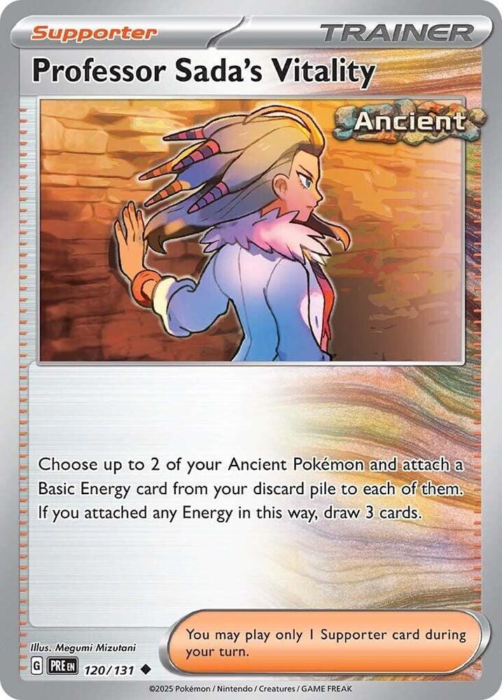 Professor Sada's Vitality (120/131) [Scarlet & Violet: Prismatic Evolutions] | Odin's Place