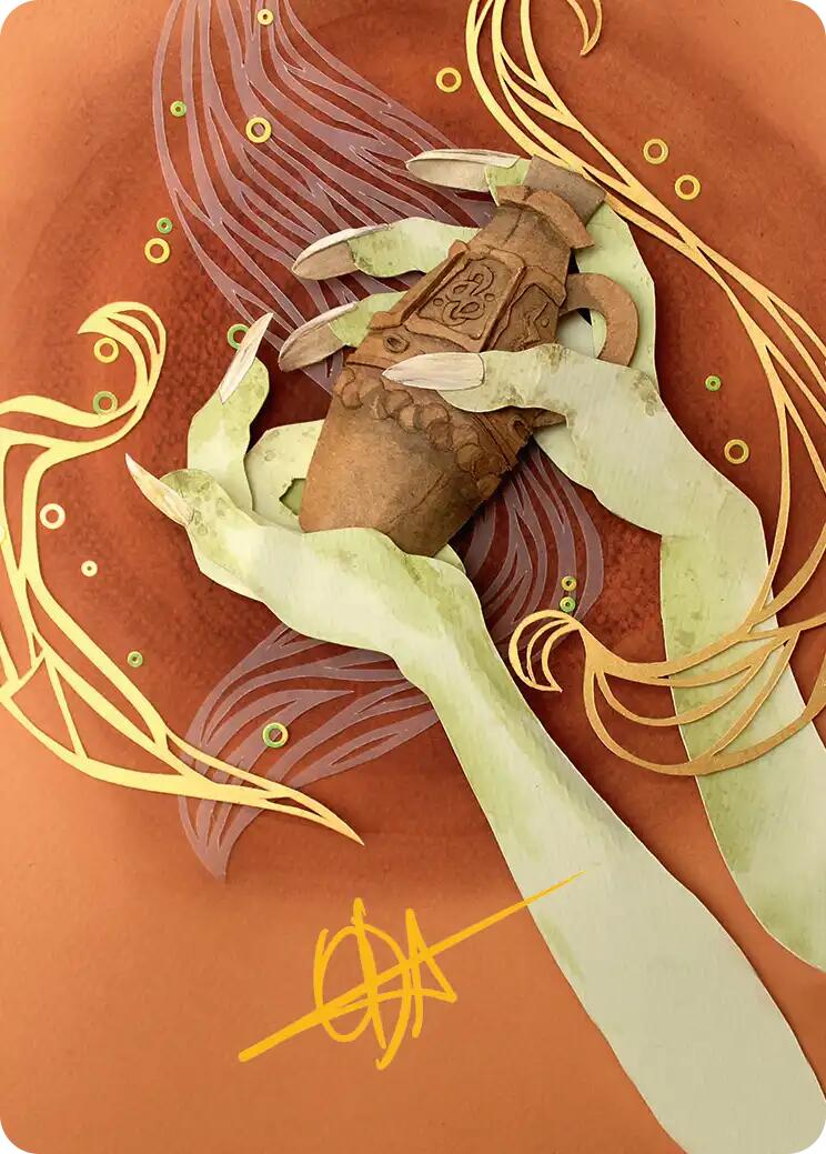 Thousand-Year Elixir Art Card (Gold-Stamped Signature) [Lorwyn Eclipsed Art Series] | Odin's Place