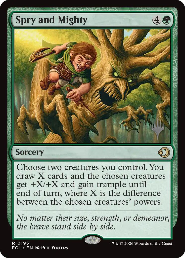 Spry and Mighty [Lorwyn Eclipsed Promos] | Odin's Place